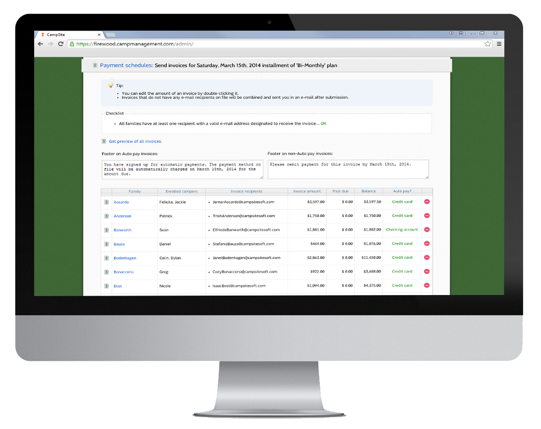 Financial & Billing Monitor